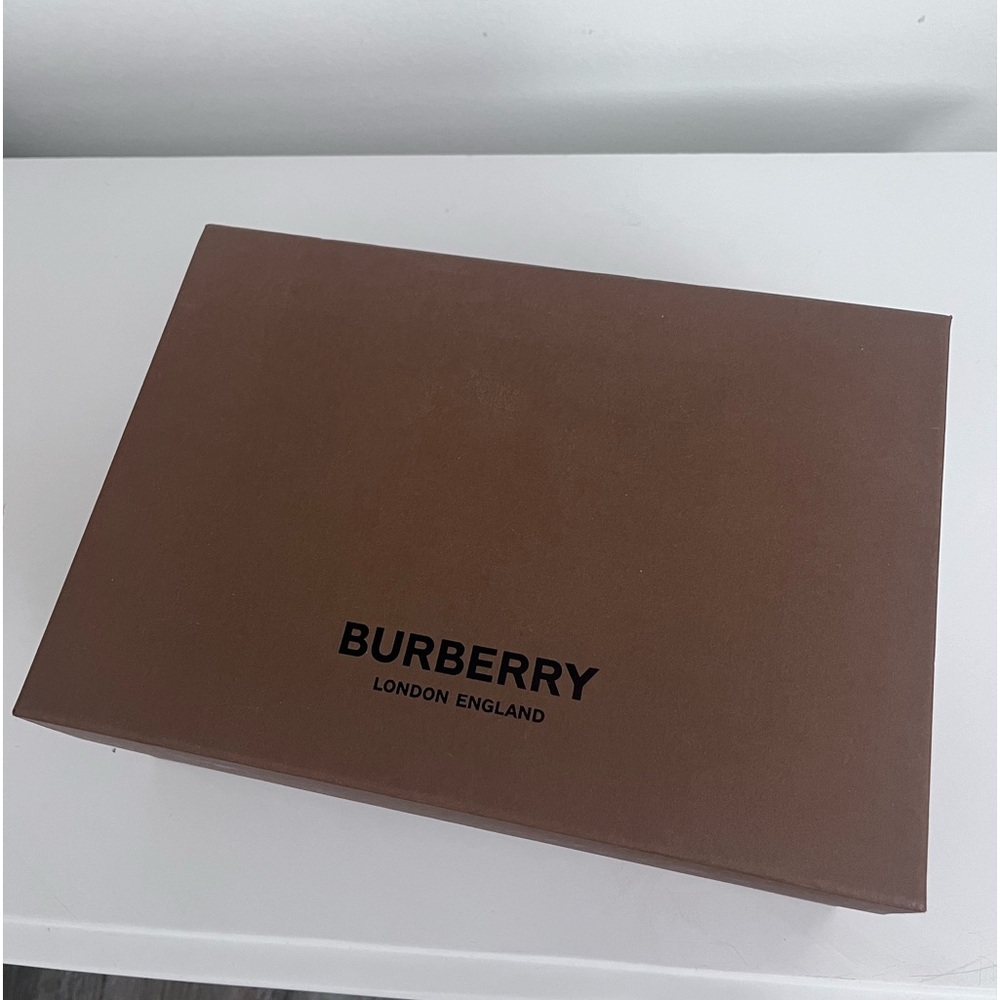 Burberry shoe box and dust bag